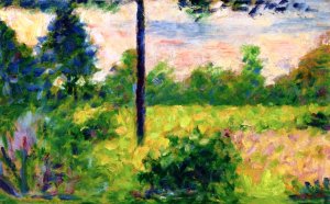 A Barbizon by Georges Seurat - Hand-Painted Oil Painting Reproduction