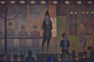 Circus Sideshow by Oil Painting Reproduction