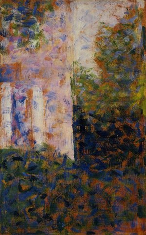 Corner of a House by Georges Seurat Oil Painting Reproduction