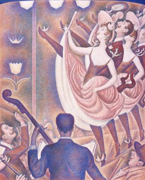 Le Chahut by Georges Seurat - Hand-Painted Oil Painting Reproduction