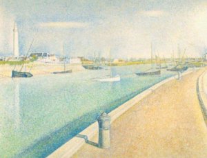 Le Port de Gravelines by Georges Seurat - Hand-Painted Oil Painting Reproduction
