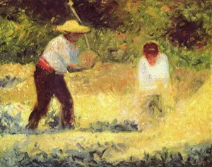 Stone Breaker by Oil Painting Reproduction