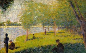 Study for A Sunday on La Grande Jatte by Oil Painting Reproduction
