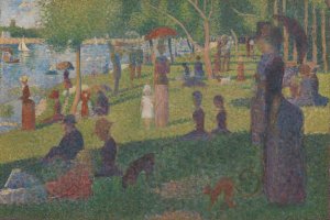Study for 'A Sunday on La Grande Jatte' by Georges Seurat - Hand-Painted Oil Painting Reproduction