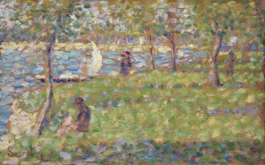 Study for La Grande Jatte by Georges Seurat - Hand-Painted Oil Painting Reproduction