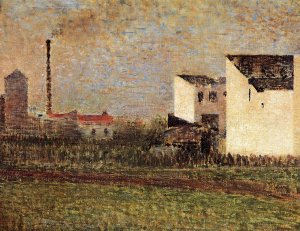 Suburb by Oil Painting Reproduction
