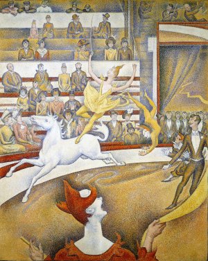 The Circus by Georges Seurat - Hand-Painted Oil Painting Reproduction