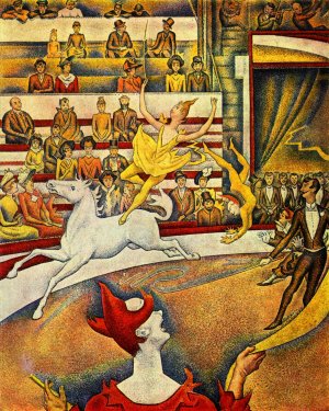 The Circus by Georges Seurat - Hand-Painted Oil Painting Reproduction
