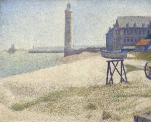 The Lighthouse at Honfleur by Oil Painting Reproduction