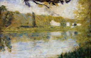 The Riverside by Oil Painting Reproduction