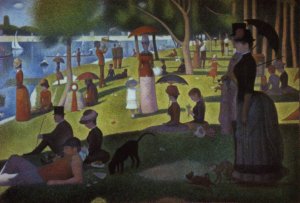 Un dimanche apres-midi a l'Ile de la Grande Jatte by Oil Painting Reproduction