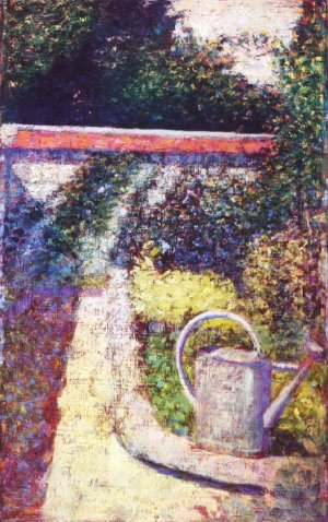 Watering Can by Georges Seurat - Hand-Painted Oil Painting Reproduction