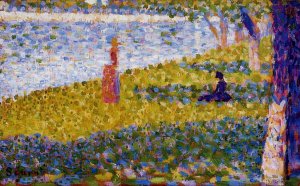 Women by the Water by Georges Seurat Oil Painting Reproduction
